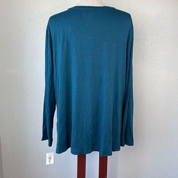 NWT Style & Co Knot Top Long Sleeve Shirt Size XXL - Picture 4 of 7